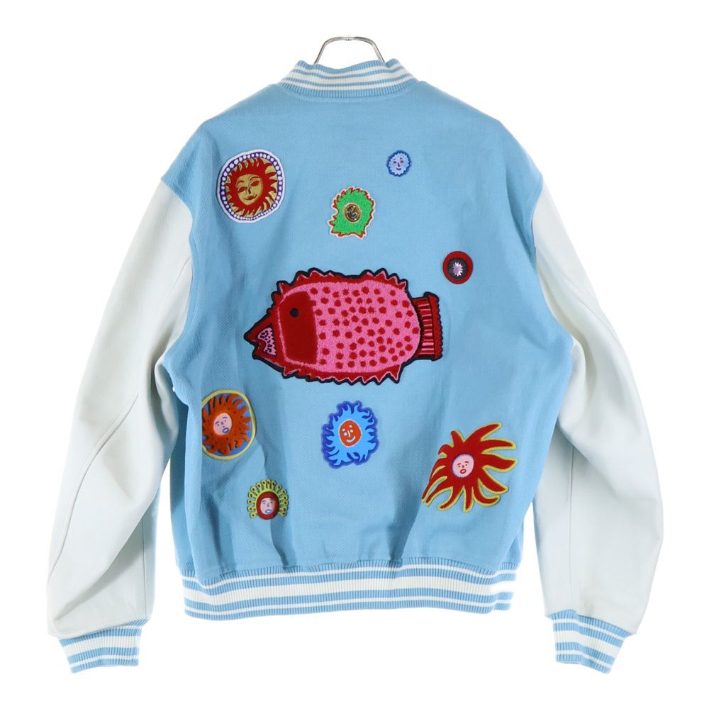 LOUIS VUITTON 23SS × Yayoi Kusama Embroidery Varsity Jacket RM232H VN6 HOL30E Size 52