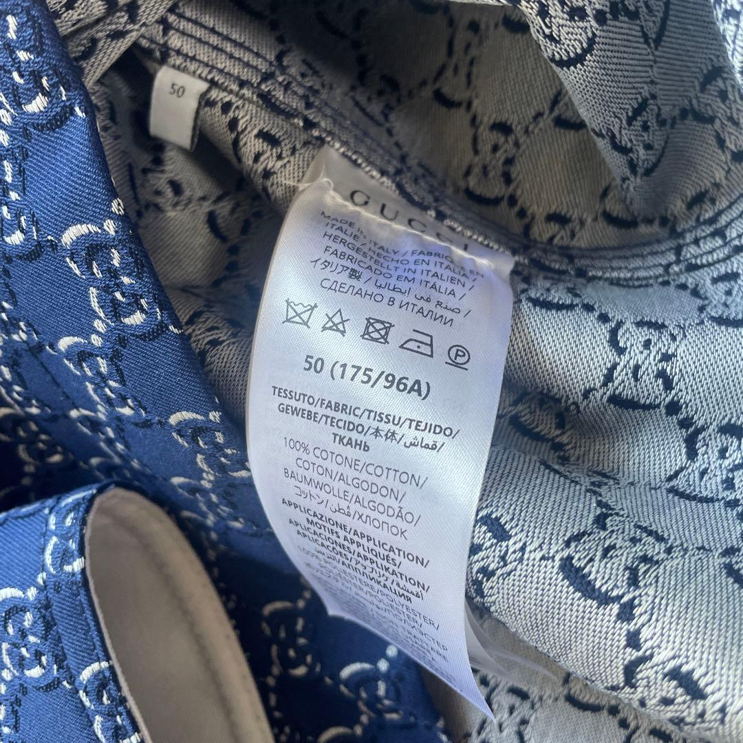 GUCCI 813998 GG Allover Long Top shirt  jacket  Size 50