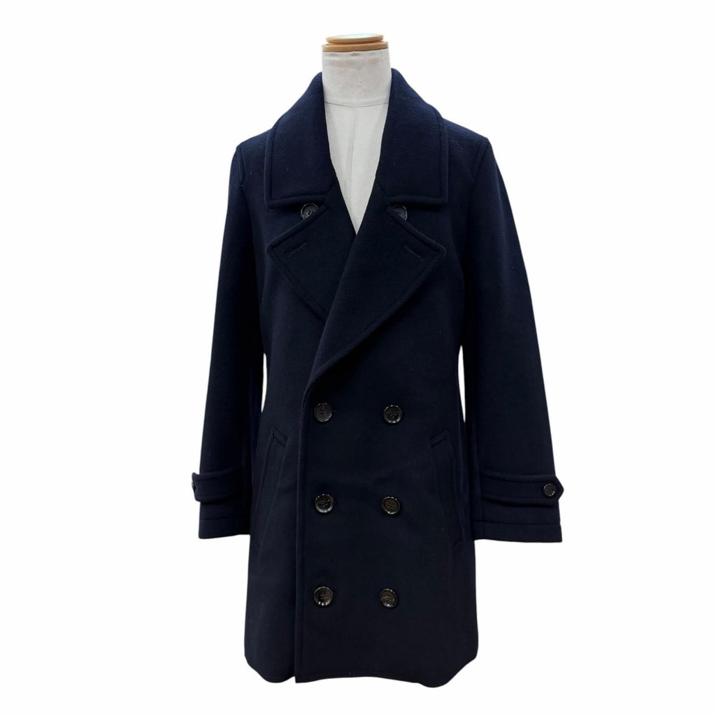 COMME des GARCONS HOMME PLUS PD-C005 Wool Double-Breasted Coat Black Size S