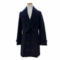 COMME des GARCONS HOMME PLUS PD-C005 Wool Double-Breasted Coat Black Size S