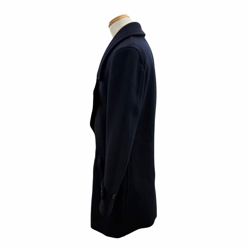 COMME des GARCONS HOMME PLUS PD-C005 Wool Double-Breasted Coat Black Size S
