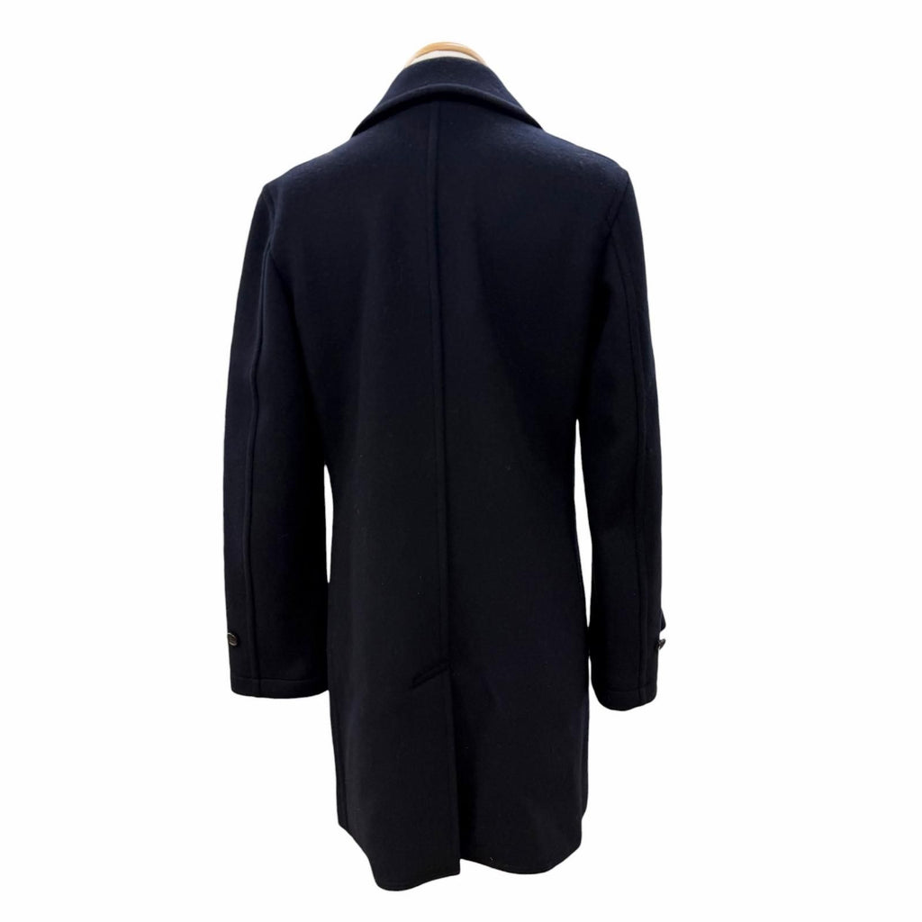 COMME des GARCONS HOMME PLUS PD-C005 Wool Double-Breasted Coat Black Size S
