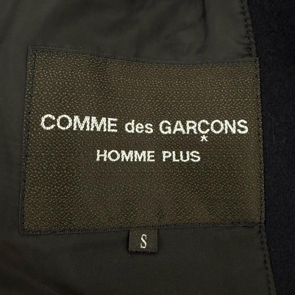 COMME des GARCONS HOMME PLUS PD-C005 Wool Double-Breasted Coat Black Size S