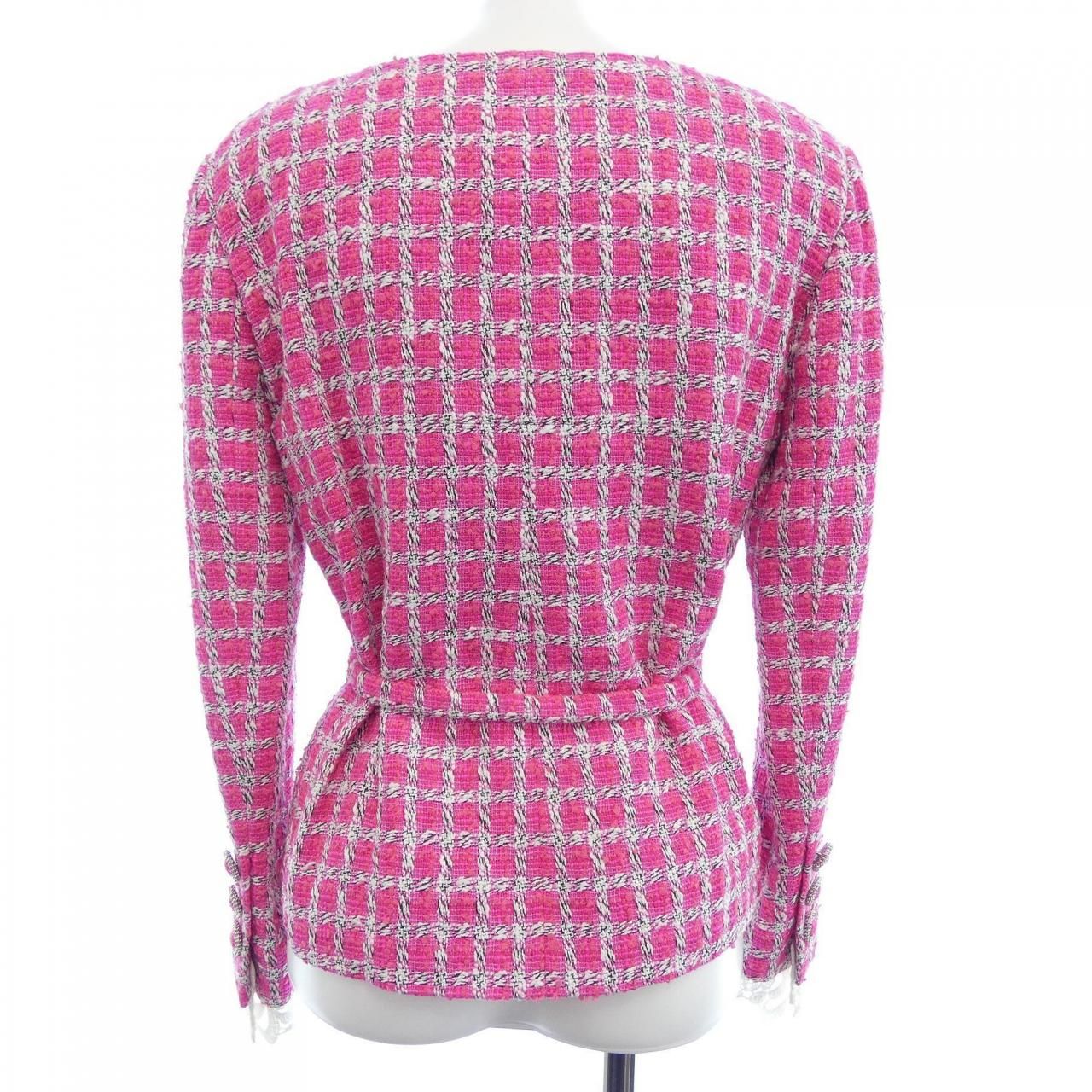 CHANEL 14S No-Collar Jacket P49012V35896 Size 38