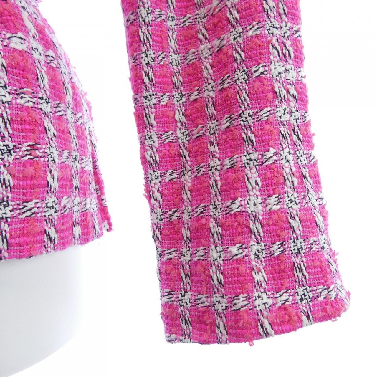 CHANEL 14S No-Collar Jacket P49012V35896 Size 38