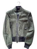 TOM FORD Suede Jacket Olive Green Size 44