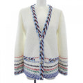 CHANEL No-Collar Jacket P54120K07005 Size 36