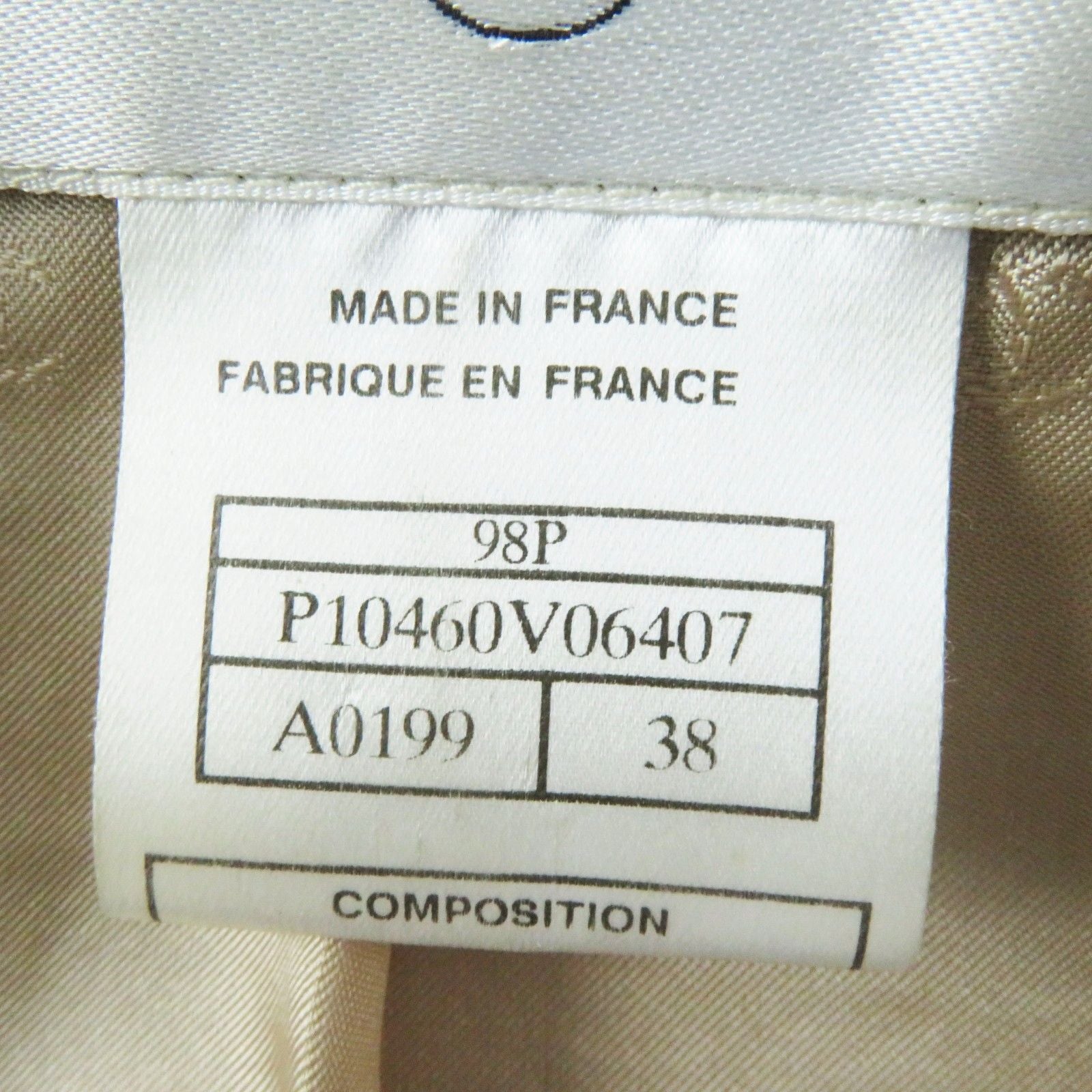 CHANEL 98P P10460 Vintage Wool Silk Mix CC Button Double-Breasted Tweed Setup Suit Multi Size 38
