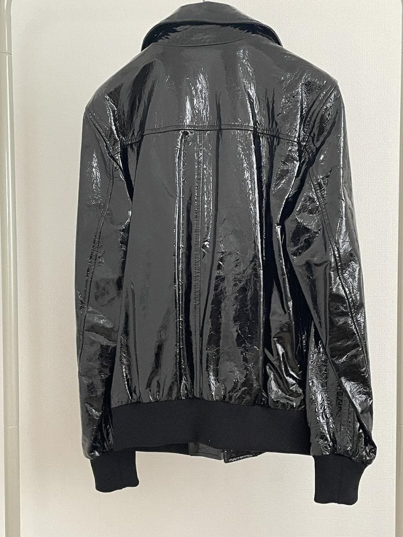 DOLCE & GABBANA Black x Gold Riders Jacket Size 48