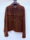 Louis Vuitton Suede Denim Jacket Size 50