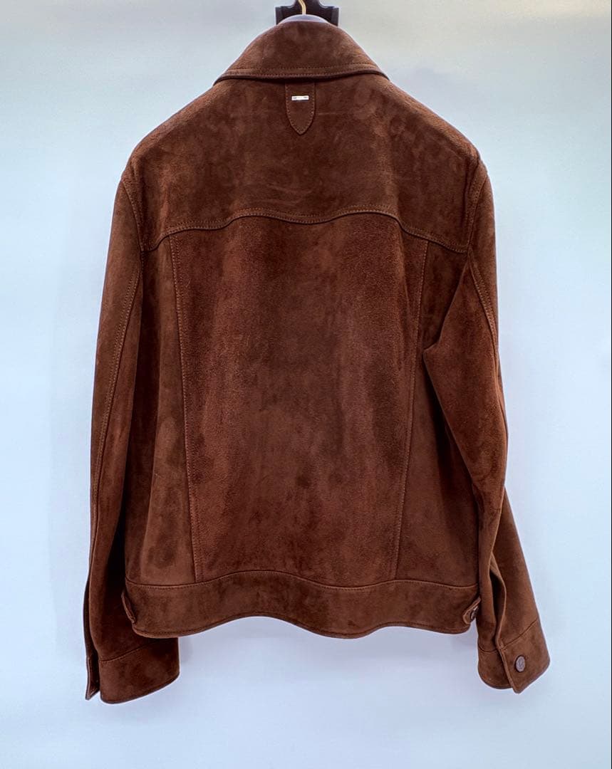 Louis Vuitton Suede Denim Jacket Size 50