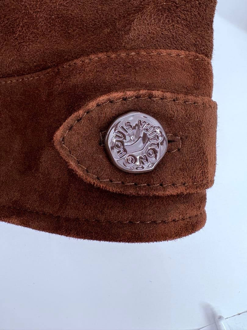 Louis Vuitton Suede Denim Jacket Size 50