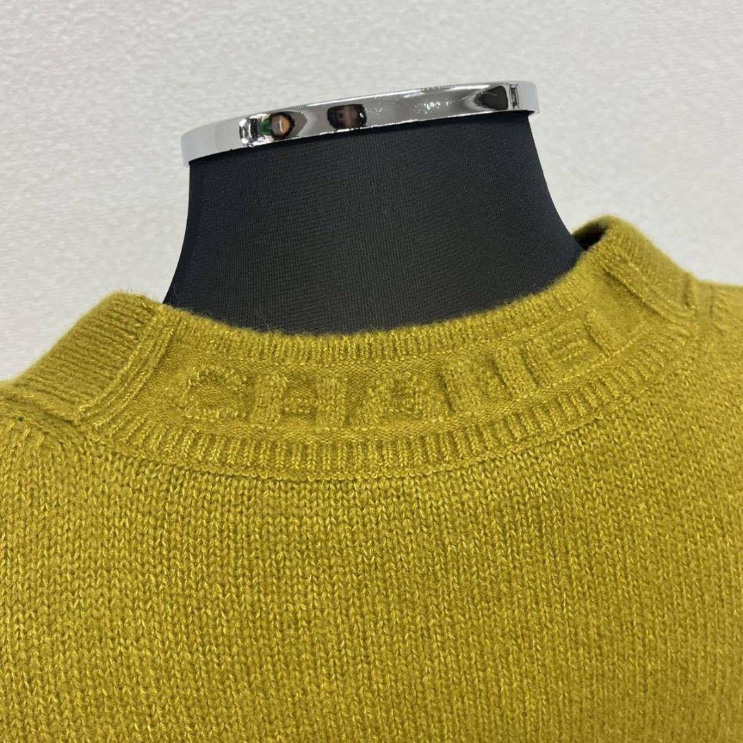 CHANEL 22AW Wool Cashmere Silk Coco Button Knit Cardigan Size 38