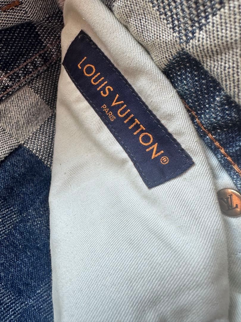 Louis Vuitton x Pharrell Damier Denim Skate Pants SS2024 Size 32