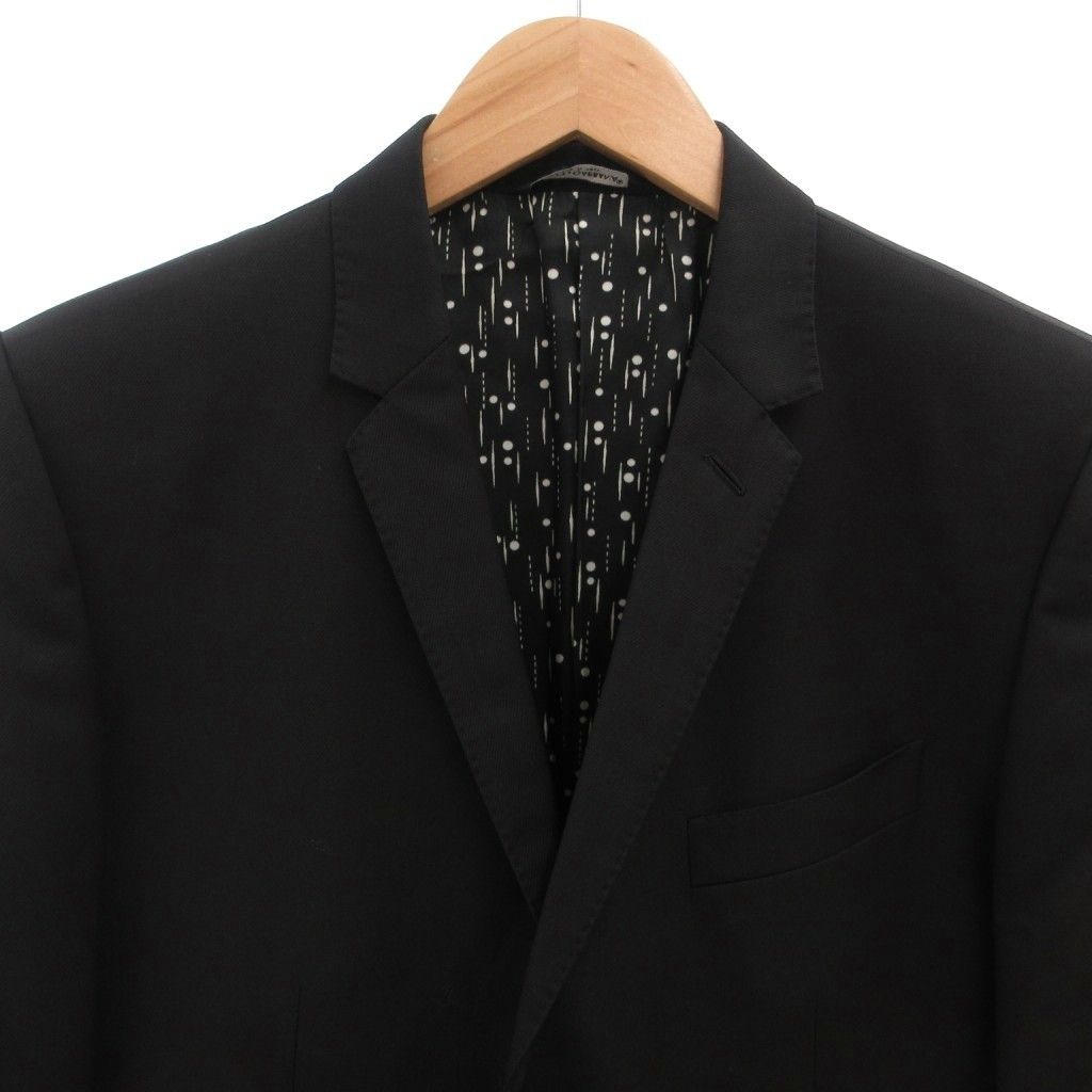 Dolce & Gabbana GOLD Wool Tailored Blazer Silver Buttons Black Size 48