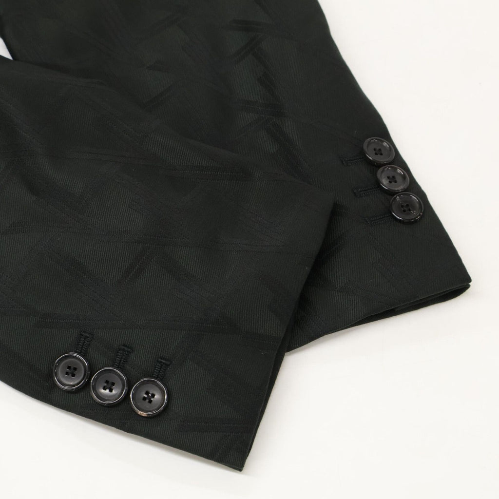 Louis Vuitton 2023 Logo All-Over Wool 2-Button Single Breasted Setup Jacket 46 / Trousers 38