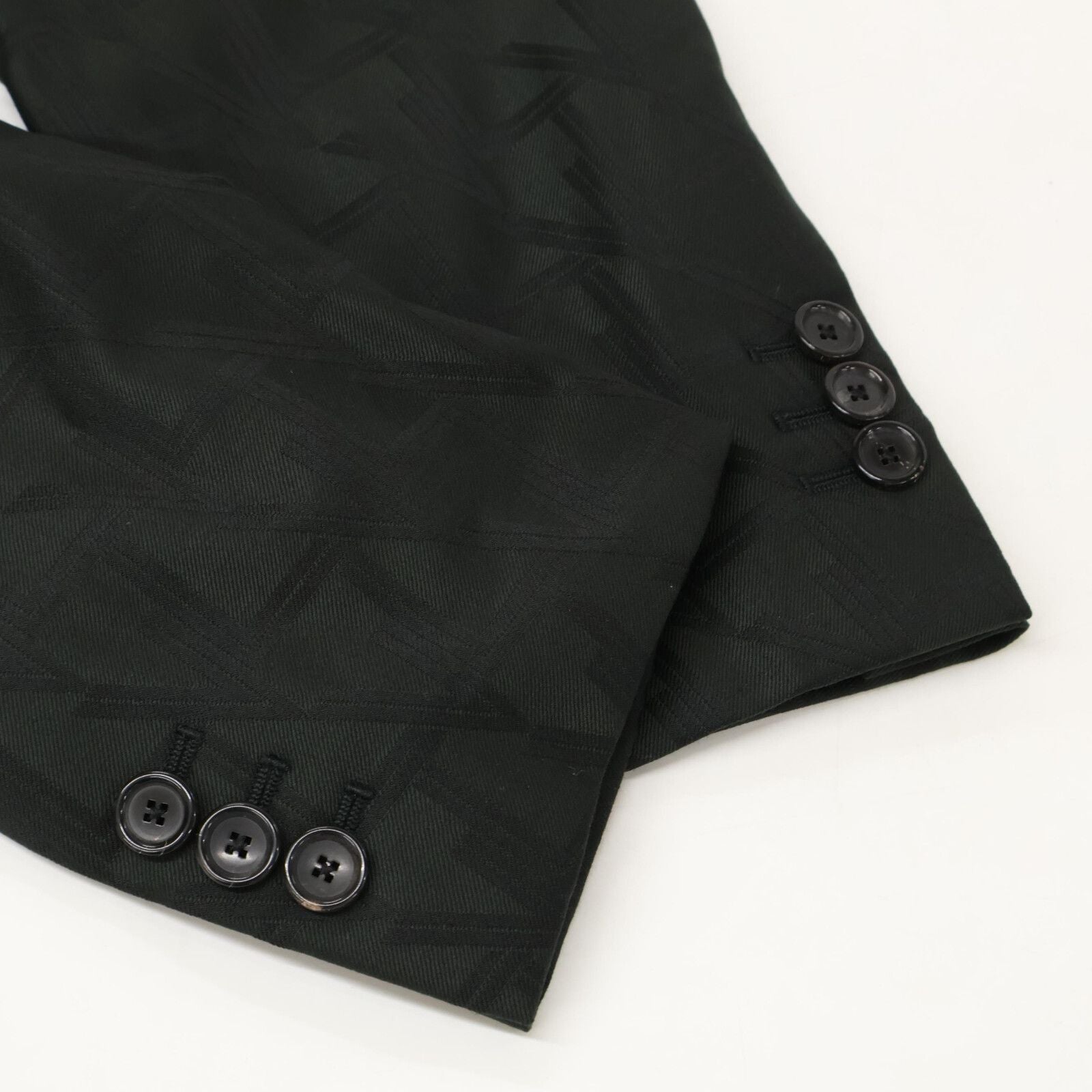 Louis Vuitton 2023 Logo All-Over Wool 2-Button Single Breasted Setup Jacket 46 / Trousers 38