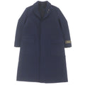 Louis Vuitton 22AW Monogram Lining Chester Coat Navy Size 44