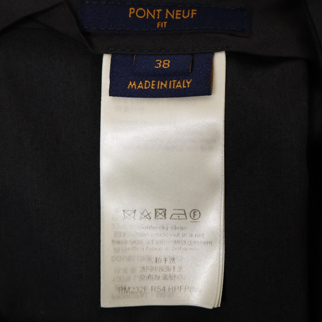 Louis Vuitton 2023 Logo All-Over Wool 2-Button Single Breasted Setup Jacket 46 / Trousers 38