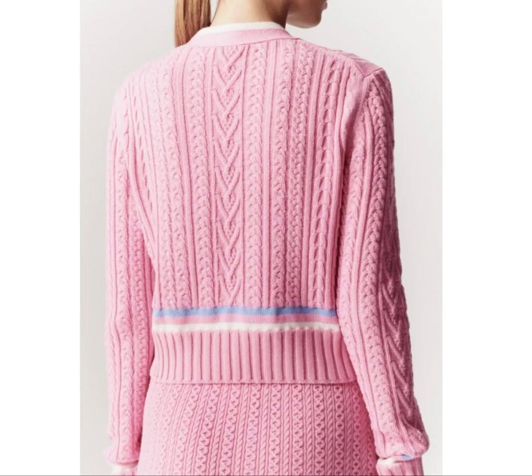 CHANEL 09A CC Logo Lamé Cardigan Alpaca Mohair Black Size 38