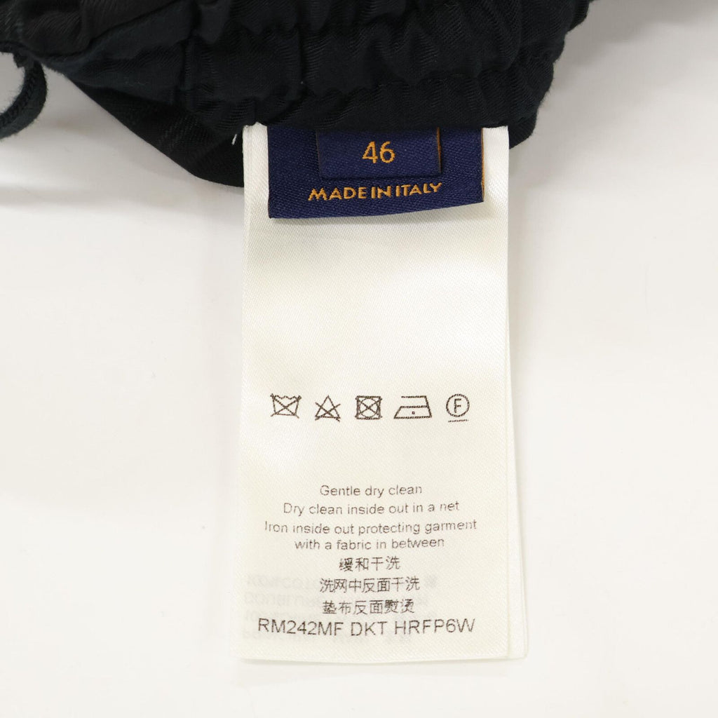 Louis Vuitton 2024 Monogram x Stripe Wool 2-Button Single Breasted Setup Suit Jacket Pants Size 46