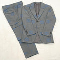Louis Vuitton Setup Suit Glen Check Record Club Embroidery Size 46