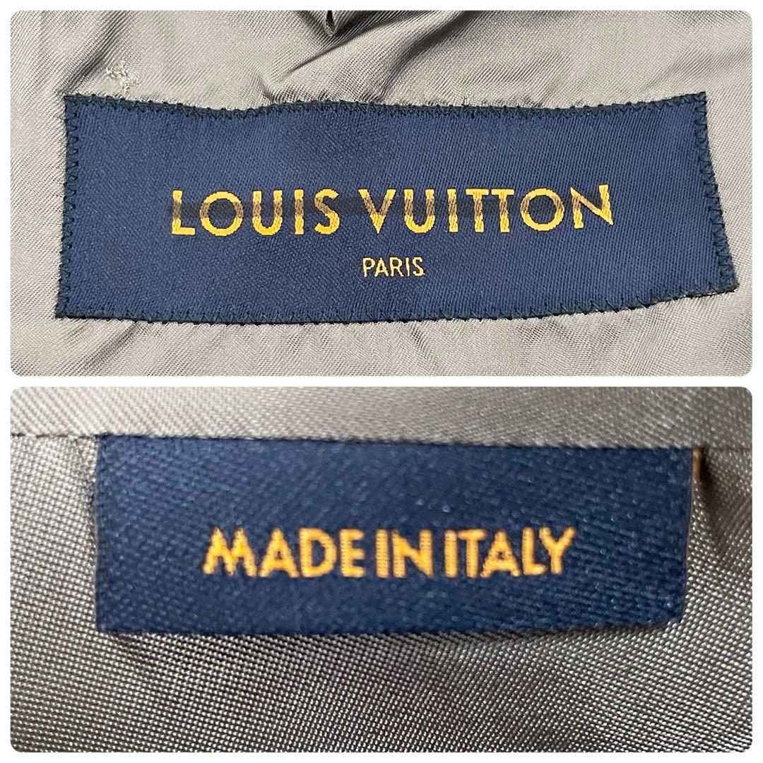 Louis Vuitton Setup Suit Glen Check Record Club Embroidery Size 46