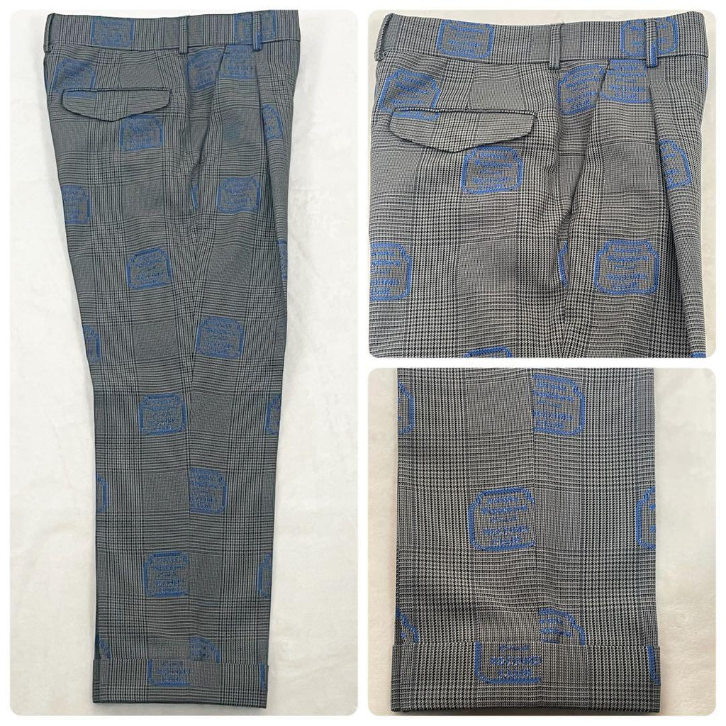 Louis Vuitton Setup Suit Glen Check Record Club Embroidery Size 46