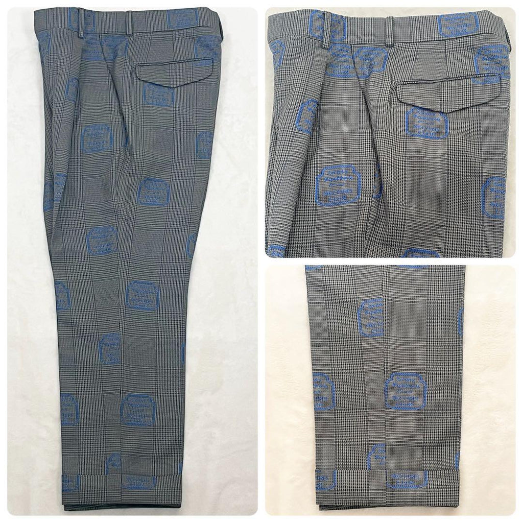 Louis Vuitton Setup Suit Glen Check Record Club Embroidery Size 46