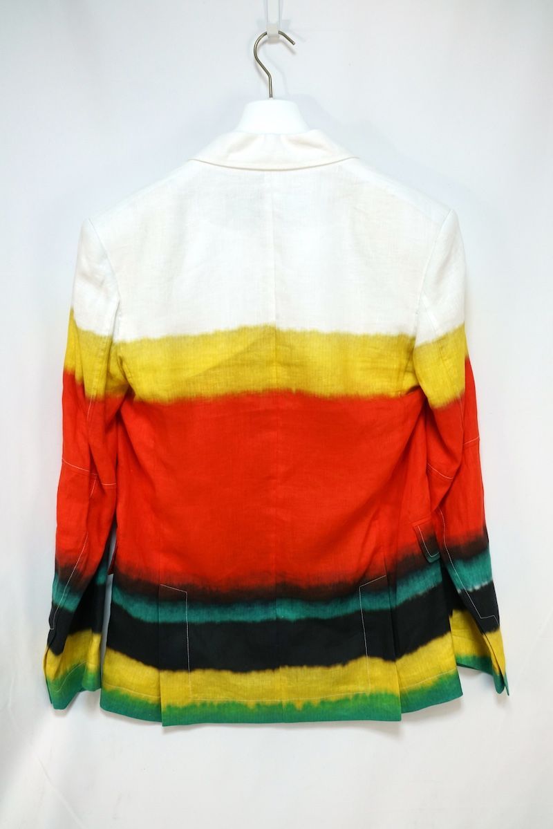 NWT LOEWE Stripes Single Breasted Linen Jacket Size 44