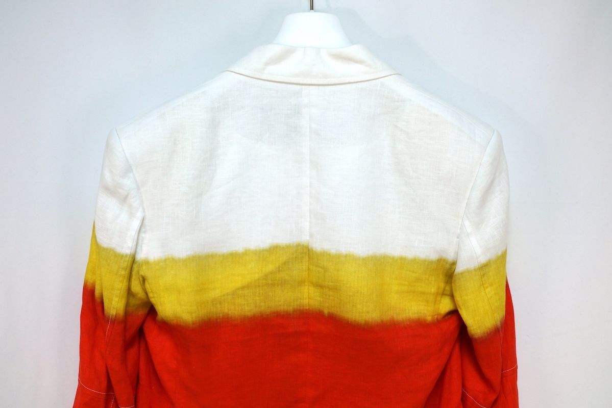 NWT LOEWE Stripes Single Breasted Linen Jacket Size 44