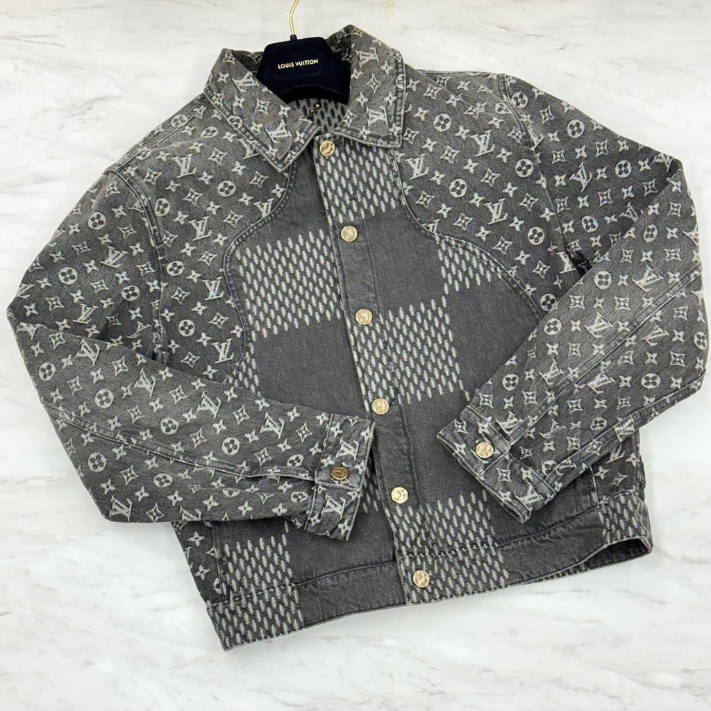 Louis Vuitton × NIGO Monogram Denim Jacket Size 48