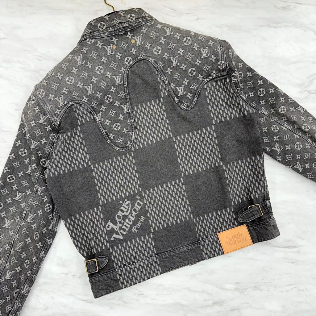 Louis Vuitton × NIGO Monogram Denim Jacket Size 48