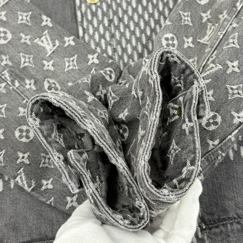 Louis Vuitton × NIGO Monogram Denim Jacket Size 48