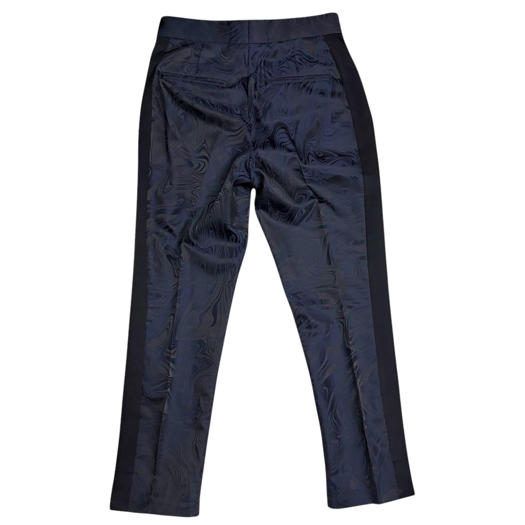 Louis Vuitton Tuxedo Setup Suit Jacket Pants Marble Monogram Navy Size 44/36