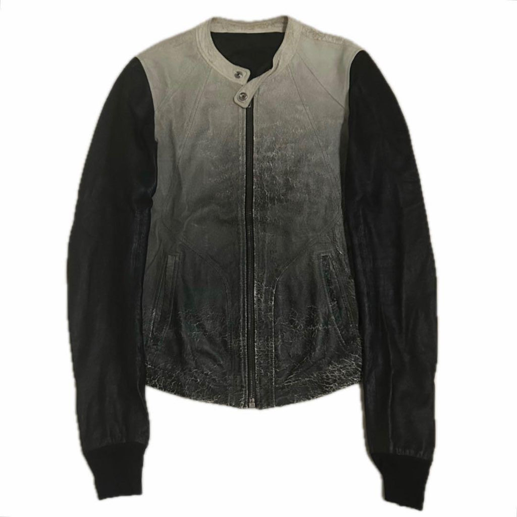 Rick Owens SS09 Gradient Destroy Leather Jacket