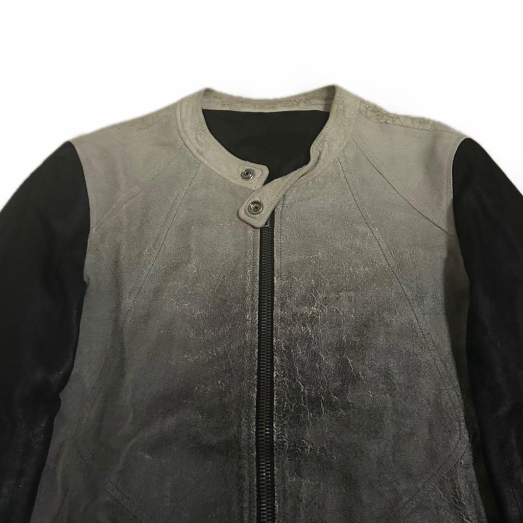 Rick Owens SS09 Gradient Destroy Leather Jacket