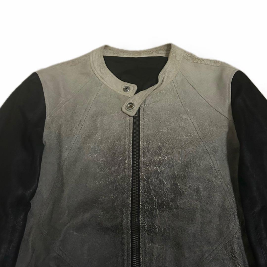 Rick Owens SS09 Gradient Destroy Leather Jacket