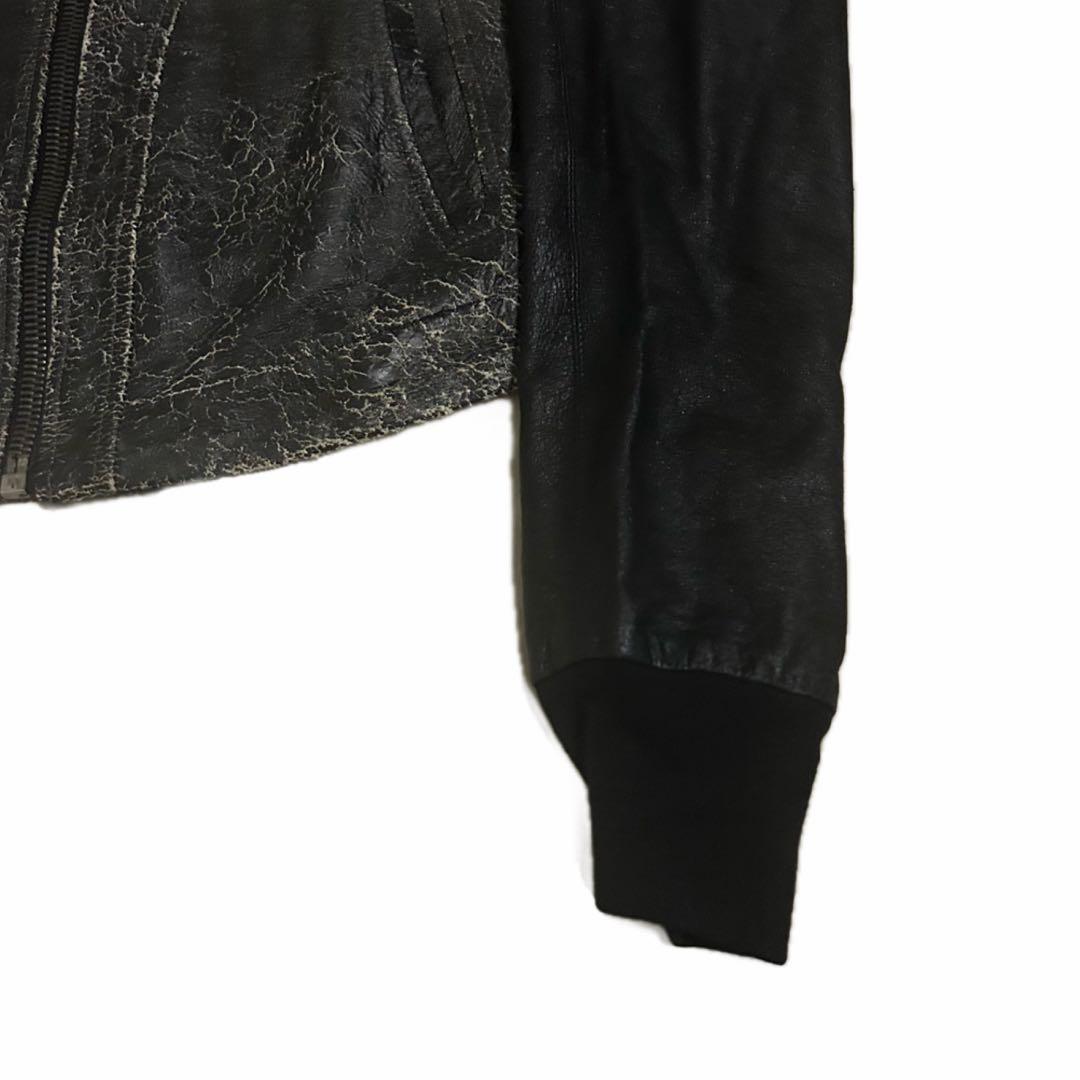 Rick Owens SS09 Gradient Destroy Leather Jacket