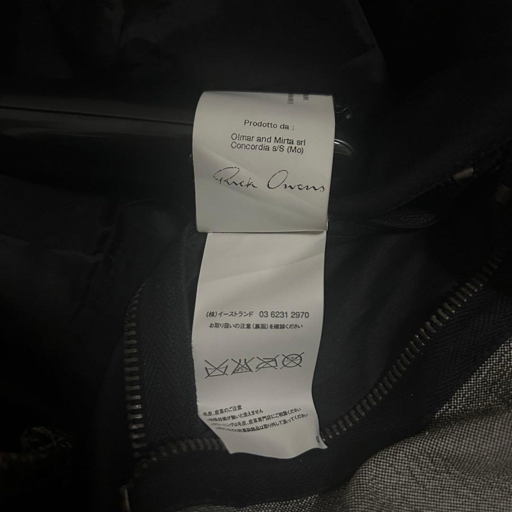 Rick Owens SS09 Gradient Destroy Leather Jacket