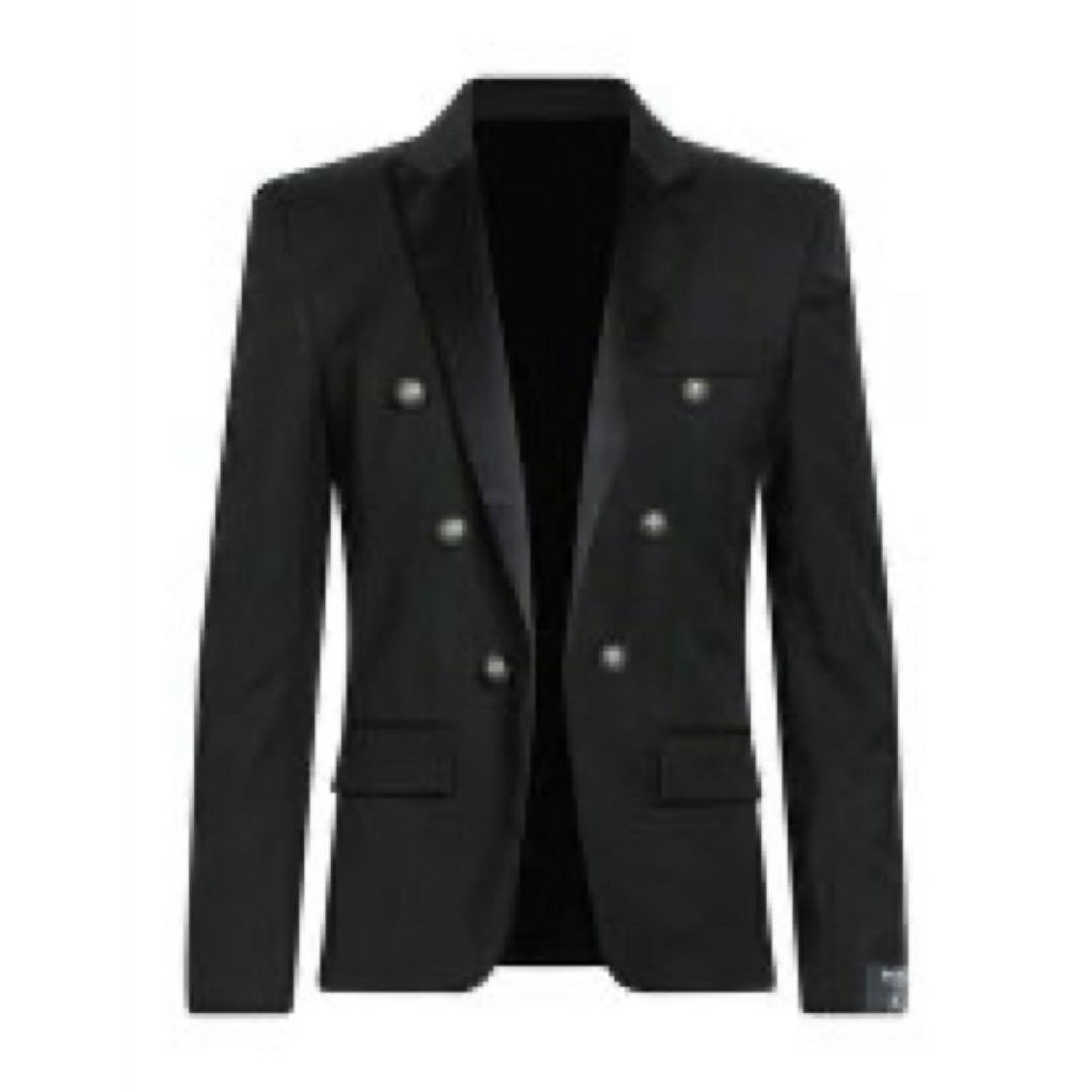 Balmain Wool Cashmere Blazer Tailored Jacket