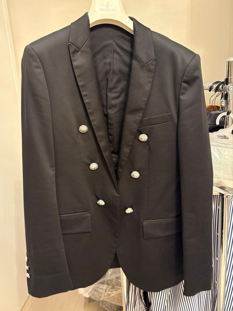 Balmain Wool Cashmere Blazer Tailored Jacket