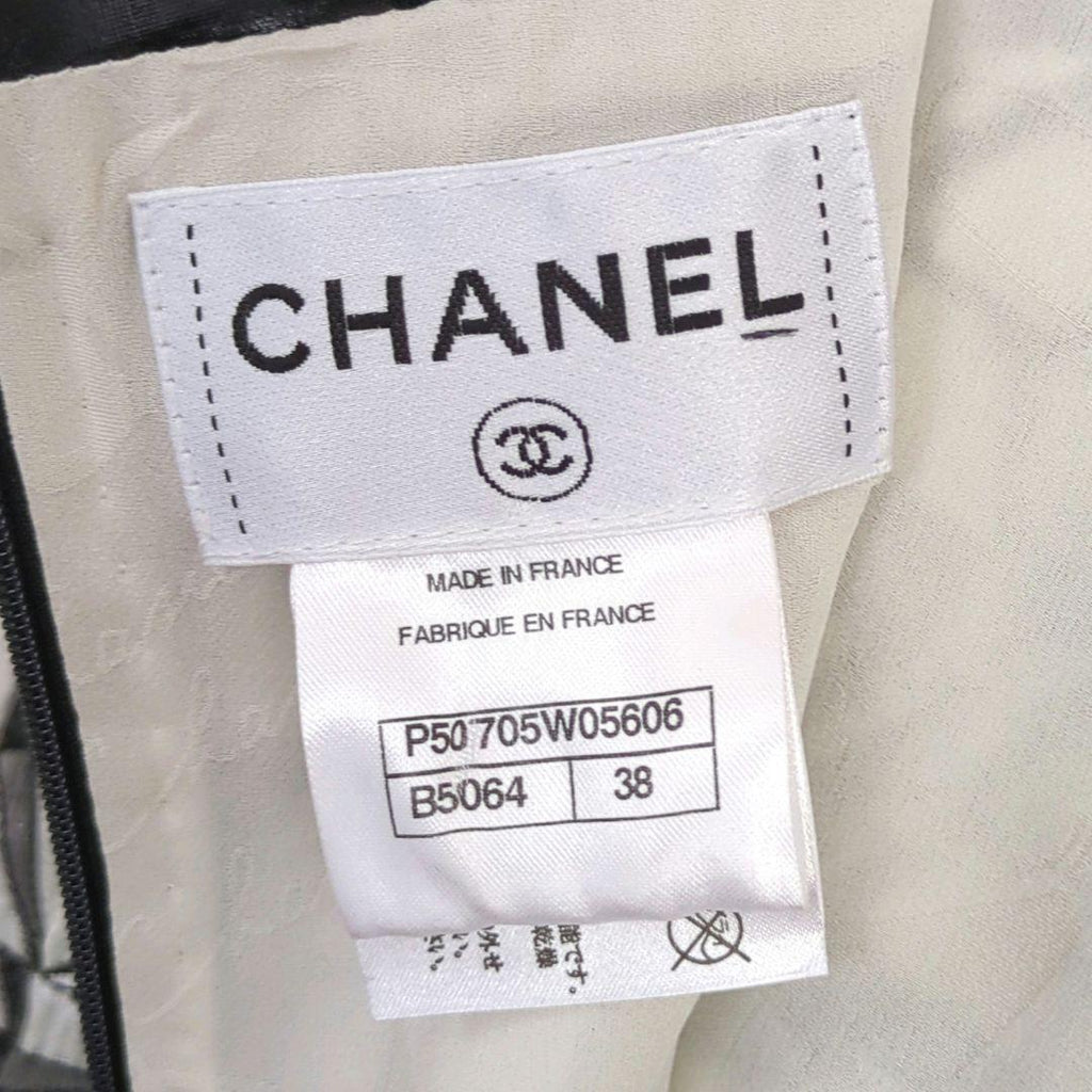Chanel Cotton Silk One-Piece Dress Size 38