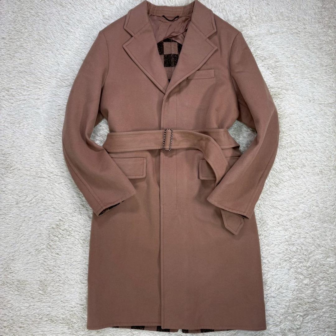 Louis Vuitton Double Face Coat Damier Graphite Size 54