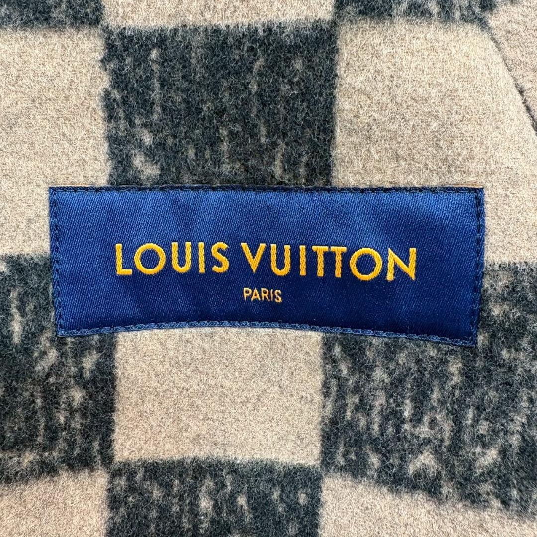 Louis Vuitton Double Face Coat Damier Graphite Size 54