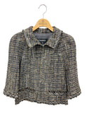 Chanel 05A Tweed Jacket Grey Size 38
