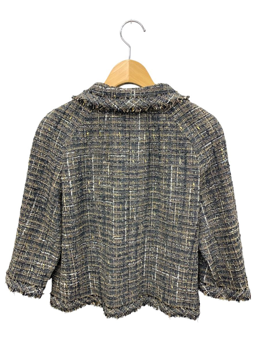 Chanel 05A Tweed Jacket Grey Size 38