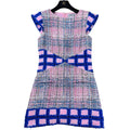 Chanel 2018 Tweed Dress CC Logo Hardware Size 38