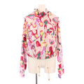 CHANEL 21AW Silk Windbreaker Mountain Parka Jacket Multicolour Size 38