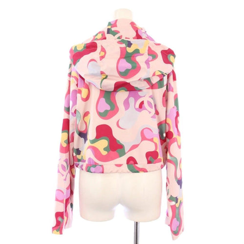 CHANEL 21AW Silk Windbreaker Mountain Parka Jacket Multicolour Size 38